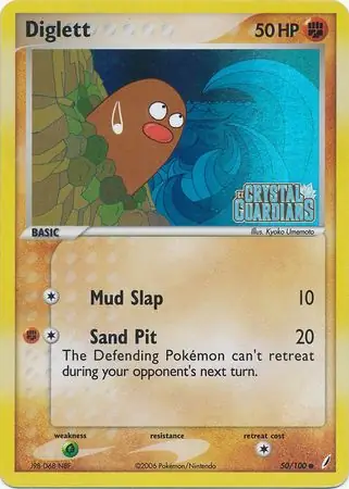 Diglett Reverse Holo 50 Normal