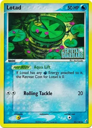 Lotad Reverse Holo 55 Normal