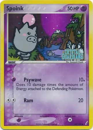 Spoink Reverse Holo 62 Normal