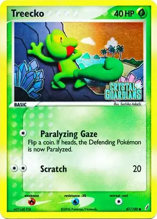 Treecko Reverse Holo 67