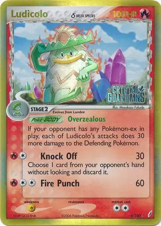 Ludicolo Reverse Holo 6 Normal