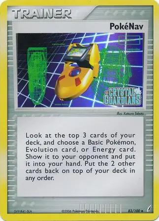 Pokenav Reverse Holo 83