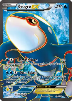 Full Art Kyogre EX 104 Normal