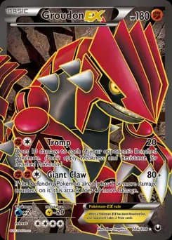 Full Art Groudon EX 106