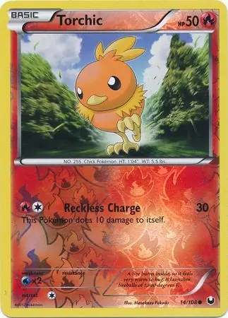 Torchic Reverse Holo 14 Normal