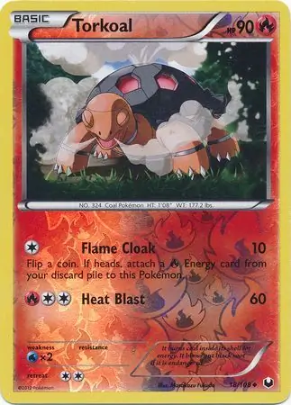 Torkoal Reverse Holo 18 Normal