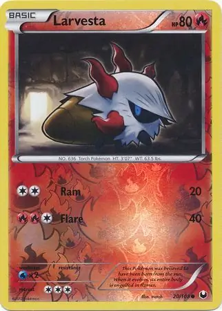 Larvesta Reverse Holo 21 Normal