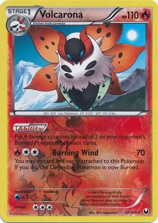 Volcarona Reverse Holo 22 Normal