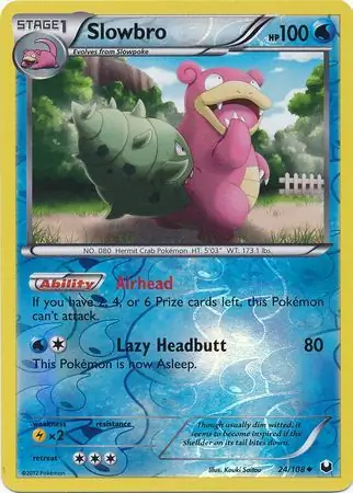 Slowbro Reverse Holo 24 Normal
