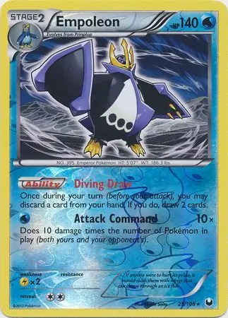 Empoleon Reverse Holo 29 Normal