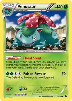 Venusaur Holo 3 Normal