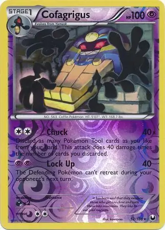 Cofagrigus Reverse Holo 52 Normal