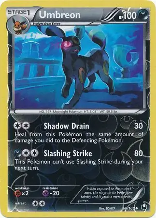 Umbreon Reverse Holo 60 Normal