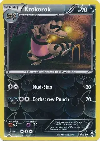 Krokorok Reverse Holo 65 Normal