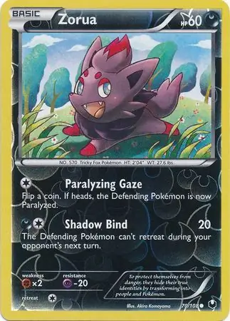 Zorua Reverse Holo 70 Normal