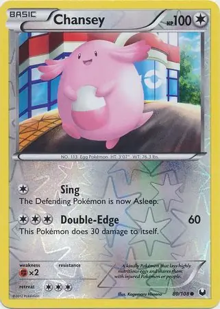Chansey Reverse Holo 80 Normal