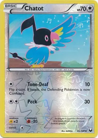 Chatot Reverse Holo 85 Normal