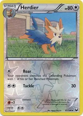Herdier Reverse Holo 87 Normal