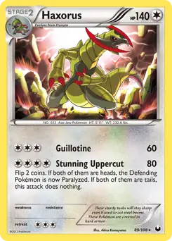 Haxorus Holo 89 Normal
