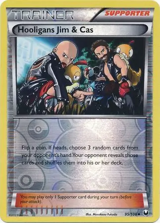 Hooligans Jim & Cas Reverse Holo 95 Normal