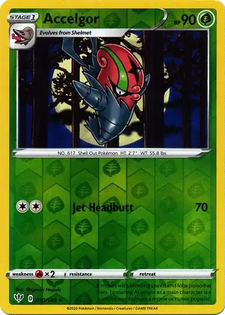 Accelgor Reverse Holo 010