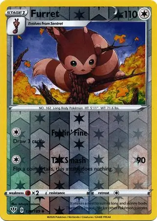 Furret Reverse Holo 136