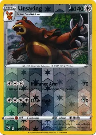 Ursaring Reverse Holo 139