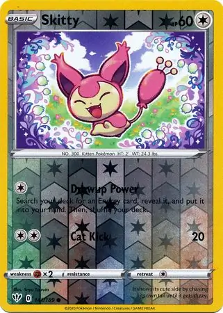 Skitty Reverse Holo 141