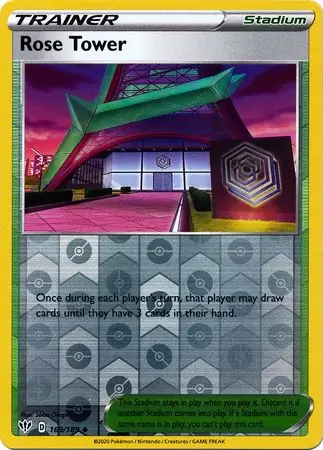 Rose Tower Reverse Holo 169