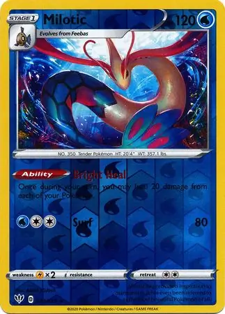 Milotic Reverse Holo 039