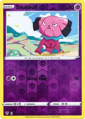 Snubbull Reverse Holo 070 Normal