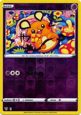 Dedenne Reverse Holo 078