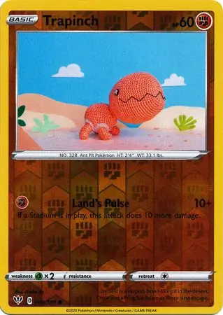 Trapinch Reverse Holo 089