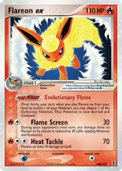 Flareon ex 108 Normal
