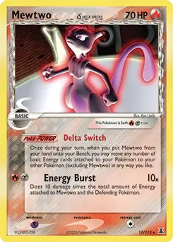 Mewtwo Holo 12