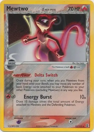 Mewtwo Reverse Holo 12
