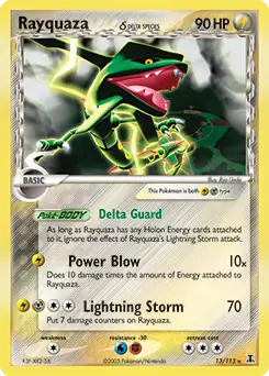 Rayquaza Holo 13 Normal