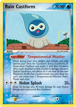 Rain Castform 26 Normal