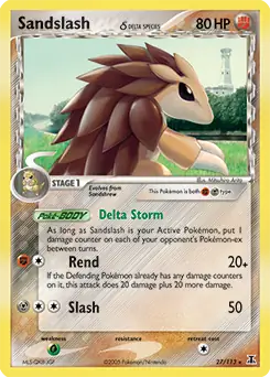 Sandslash 27 Normal