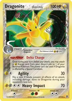 Dragonite Holo 3 Normal