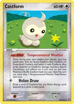 Castform 34 Normal