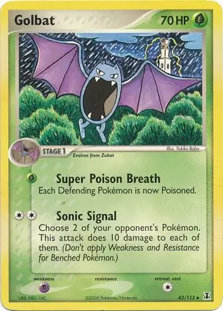Golbat Reverse Holo 43 Normal