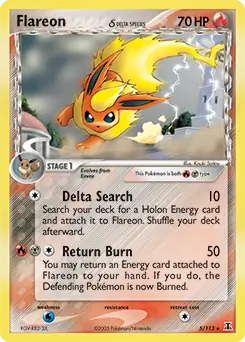 Flareon Holo 5 Normal