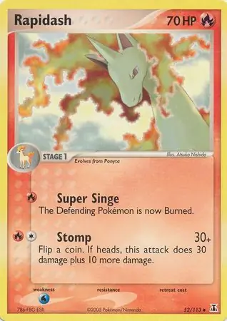 Rapidash Reverse Holo 52