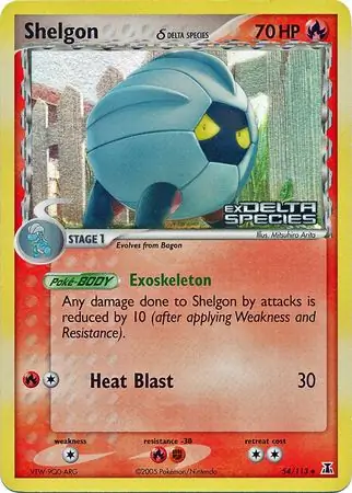 Shelgon Reverse Holo 54 Normal