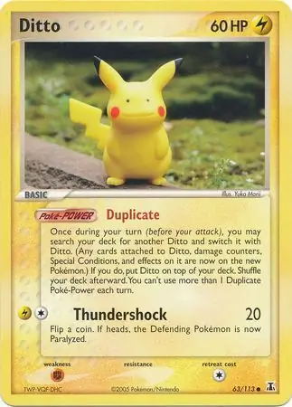 Ditto Reverse Holo 63 Normal