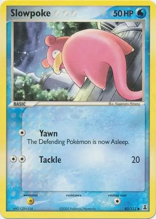 Slowpoke Reverse Holo 83 Normal