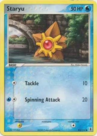 Staryu Reverse Holo 84 Normal