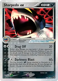 Sharpedo ex 104