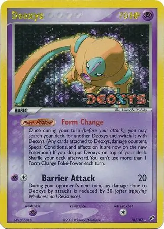 Deoxys Reverse Holo 18
